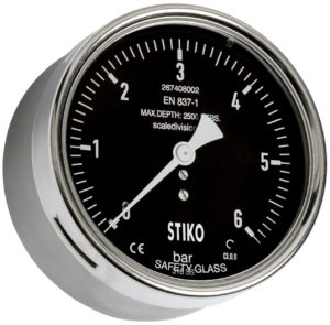 compensated subsea pressure gauge