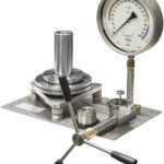 deadweight tester DOS001 with test pressure gauge